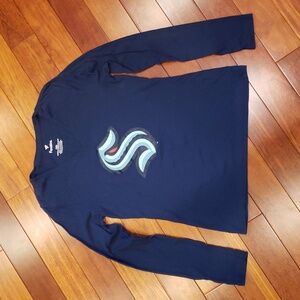 Kraken Seattle Ice Hockey long sleeve Tshirt. Women's Medium